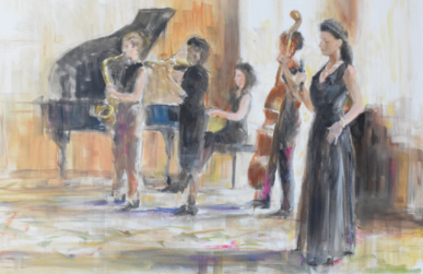 jazz watercolor