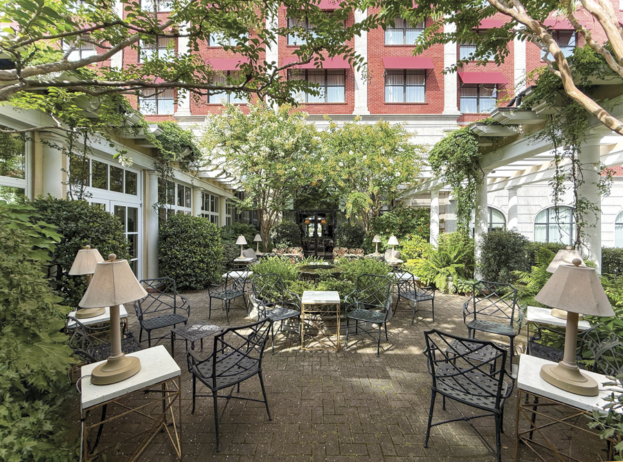 O.Henry Hotel Cloister Garden, named after our dear friend and Minister of Design, Don Rives.
