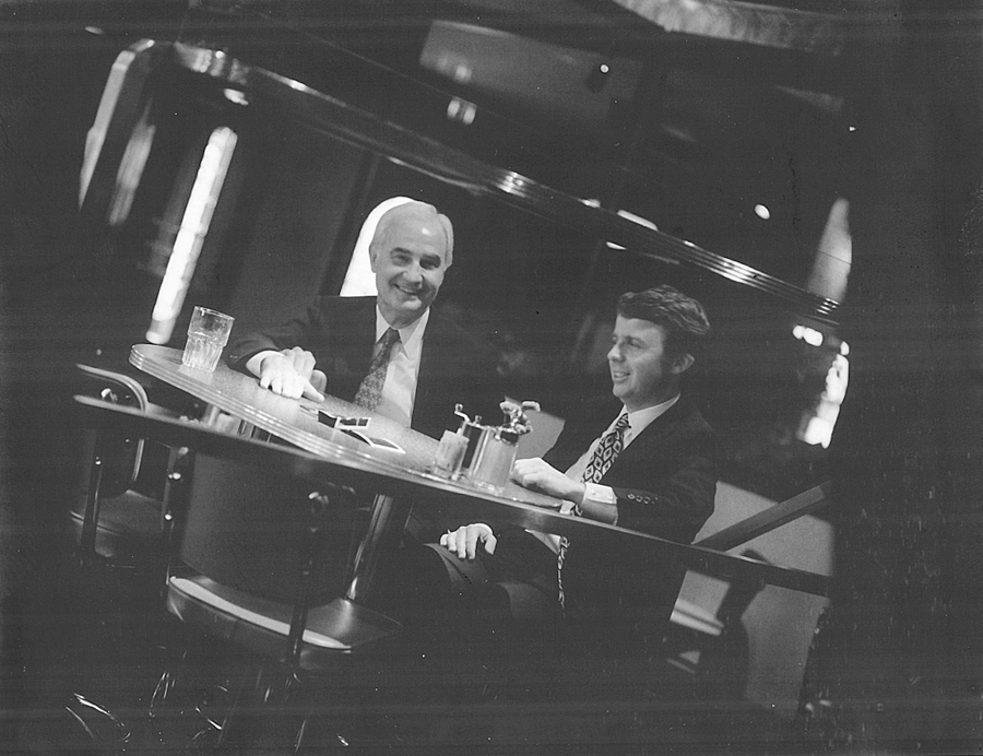 Old photo - Mike Weaver & Dennis collaborating in 1989